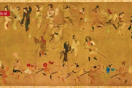 Tranh vẽ Nhật Bản thế kỷ XVII mô tả vũ điệu Bon Odori