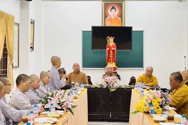 Ban Hoằng pháp GHPGVN huyện Bình Chánh họp triển khai công tác Phật sự 