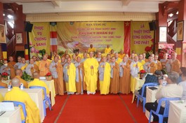 Phân ban Ni giới tỉnh Đồng Tháp nhiệm kỳ 2022-2027 ra mắt tại buổi lễ