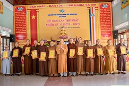 Quảng Nam: Trao quyết định chuẩn y thành phần nhân sự Ban Trị sự GHPGVN tỉnh nhiệm kỳ 2022-2027