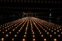 Lễ hội cúng đèn rằm tháng Mười tại thiền viện Phước Sơn