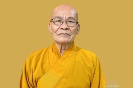 Thượng tọa Thích Thiện Nghĩa, Trưởng ban Trị sự GHPGVN quận 6, TP.HCM