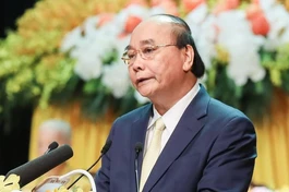 Chủ tịch nước Nguyễn Xuân Phúc phát biểu tại lễ khai mạc Đại hội đại biểu Phật giáo toàn quốc lần thứ IX