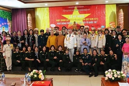 Giao lưu, gặp mặt cựu chiến binh Phật tử tại chùa Quán Sứ, ngày 20-12