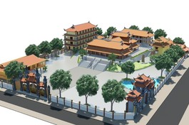 Phối cảnh tổng thể chùa Phù Liễn 