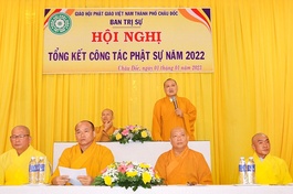 An Giang: Phật giáo TP.Châu Đốc tổng kết công tác Phật sự năm 2022