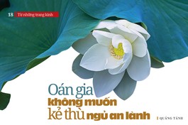 Bài trên Báo Giác Ngộ số 1180 - Thiết kế: Phòng Mỹ thuật BGN/Tống Viết Diễn