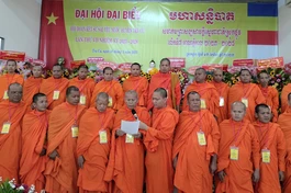 Hội Đoàn kết Sư sãi yêu nước H.Trà Cú lần thứ VII, nhiệm kỳ 2023-2028 ra mắt đại hội