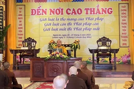 Đại giới đàn Nghệ Tĩnh năm 2023: Nghiệp sư và giới tử tập trung về chùa Diệc