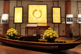 Không gian triển lãm đậm chất thiền tại Trung tâm Văn hóa Phật giáo Liễu Quán