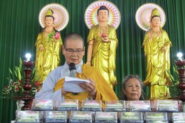 Khánh Hòa: Lễ kỷ niệm 10 năm thành lập đạo tràng khiếm thị chùa Kim Quang