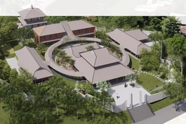 Phối cảnh tổng thể chùa Viên Giác đại trùng tu năm 2023