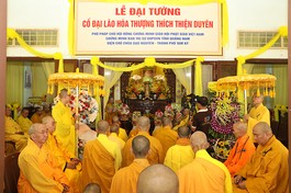 Lễ Đại tường cố Đại lão Hòa thượng Thích Thiện Duyên, Phó Pháp chủ GHPGVN tại chùa Đạo Nguyên