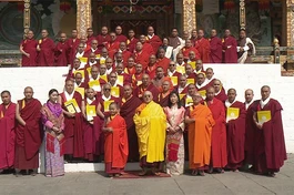 30 vị tu sĩ được trao bằng thạc sĩ về nghiên cứu Phật học tại Bhutan