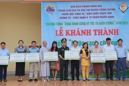 Chùa Phúc Mỹ bàn giao giếng khoan “Nước sạch cho em” tại H.Tương Dương, Nghệ An