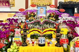 Di ảnh Ni trưởng Thích nữ Trí Phát tại chùa Từ Hạnh