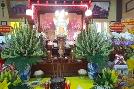 Giác linh đài Hòa thượng Thích Thiện Tài