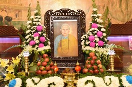 Di ảnh Ni trưởng Thích nữ Như Xuân tại tổ đường chùa Hoa Nghiêm