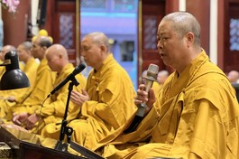 Nghệ An: Khai pháp khóa An cư kiết hạ Phật lịch 2567 tại chùa Diệc