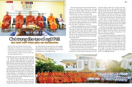 Bài trên Báo Giác Ngộ số 1200 - Thiết kế: Phòng Mỹ thuật BGN/Tống Viết Diễn