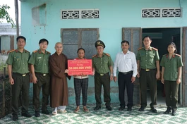 Chùa Bà Đa hỗ trợ xây dựng nhà tình thương tại (P.Hòa Quý, TP.Đà Nẵng)