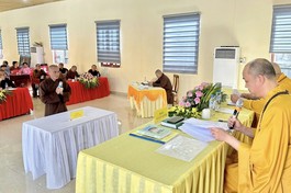 Thanh Hóa: Khảo hạch tuyển giới tử Đại giới đàn Khuông Việt năm 2023