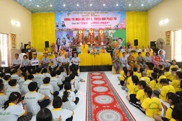 Quang cảnh lễ khai mạc khóa tu