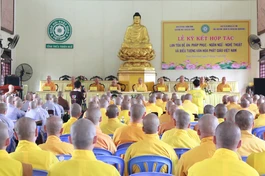 Quang cảnh lễ ký kết 