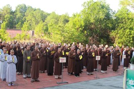 128 Tăng Ni tham dự kỳ thi tuyển sinh cử nhân Phật học khóa XIV (2023-2027)