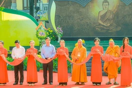 Cắt băng khai mạc chuỗi sự kiện văn hóa Phật giáo "Thắp sáng tri ân mùa Vu lan 2023"