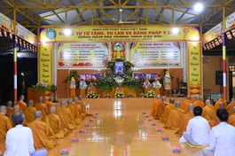 Lễ hoa đăng tưởng niệm Hòa thượng Giác Đức tại tịnh xá Ngọc Nhơn