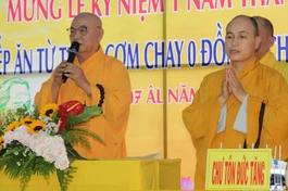 Bình Thuận: Chùa Kỳ Viên tổ chức lễ Vu lan và kỷ niệm một năm ngày thành lập bếp cơm chay 0 đồng