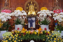 Di ảnh Hòa thượng Thích Nhật Lệ (1927-1987) tại chùa Hải Quang (Q.Tân Bình, TP.HCM)