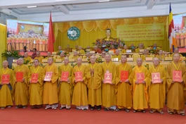 Lễ trao quyết định nhân sự Ban Pháp chế T.Ư nhiệm kỳ 2022-2027 - Ảnh: Bảo Toàn/BGN