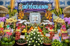 Di ảnh Hòa thượng Thích Đạo Thanh tại tổ đình Pháp Hoa (Q.Phú Nhuận, TP.HCM)