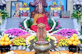 Tôn tượng Trưởng lão Hòa thượng Thích Thiện An tại chùa Bửu Phước