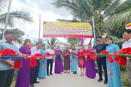 Trà Vinh: Ban Trị sự GHPGVN tỉnh khánh thành cầu giao thông nông thôn tại H.Cầu Kè