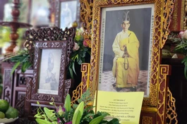 Di ảnh Hòa thượng Thích Tôn Bảo (1895-1974) tại tổ đình Sắc tứ Vu Lan