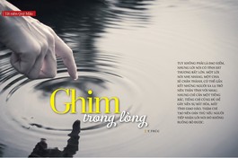 Bài trên Báo Giác Ngộ số Tất niên Quý Mão - Thiết kế: Phòng Mỹ thuật BGN/Tống Viết Diễn