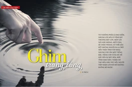 Bài trên Báo Giác Ngộ số Tất niên Quý Mão - Thiết kế: Phòng Mỹ thuật BGN/Tống Viết Diễn