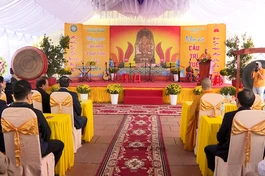 Lễ hội “Khai bút, cầu trí tuệ năm 2024" tại chùa Đại Tuệ (H.Nam Đàn, Nghệ An)