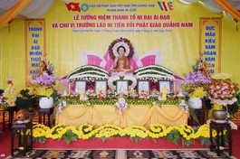 Lễ tưởng niệm Đức Thánh Tổ Ni Ái Đạo cùng chư Ni tiền bối tỉnh Quảng Nam qua các thời kỳ tại chùa Bảo Thắng (TP.Hội An, Quảng Nam)