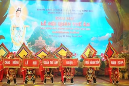 Khai mạc Lễ hội Quán Thế Âm Ngũ Hành Sơn 2024 tại chùa Quán Thế Âm (TP.Đà Nẵng)