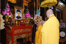 Lễ tưởng niệm 55 năm ngày mất của cư sĩ Tâm Minh Lê Đình Thám tại tổ đình Tường Vân (Huế)