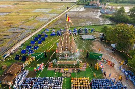 Toàn cảnh Đại lễ Phật đản Phật lịch 2568 của Phật giáo H.Triệu Phong tại chùa An Trú