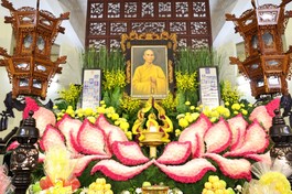 Di ảnh Bồ-tát Thích Quảng Đức tại tổ đình Quán Thế Âm (Q.Phú Nhuận, TP.HCM)