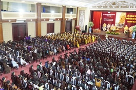 Toàn cảnh Lễ khai pháp khóa An cư kiết hạ Phật lịch 2568 tại trường hạ Sóc Thiên Vương