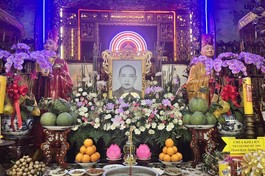 Di ảnh Hòa thượng Thích Trí Long tại tổ đường chùa Vĩnh Tràng