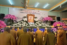 Lễ tưởng niệm Hòa thượng Thích Trí Châu tại chùa Tuyền Lâm (Q.6, TP.HCM)