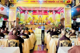 Trưởng ban Tôn giáo tỉnh Thanh Hóa Hồ Việt Anh phổ biến pháp luật về tín ngưỡng, tôn giáo